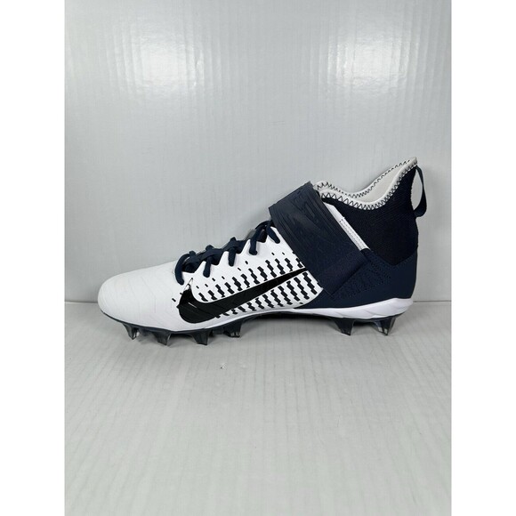Nike Men’s 11.5 Alpha Menace Pro 2 MID Football Cleats BV3945-102 Navy White - Picture 4 of 8